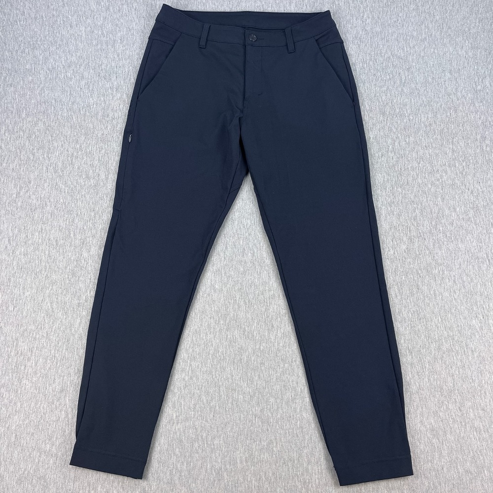 Bylt Premium Basics Everyday Jogger Men 33 *Fits 32x28 Navy Blue Stretch Commute